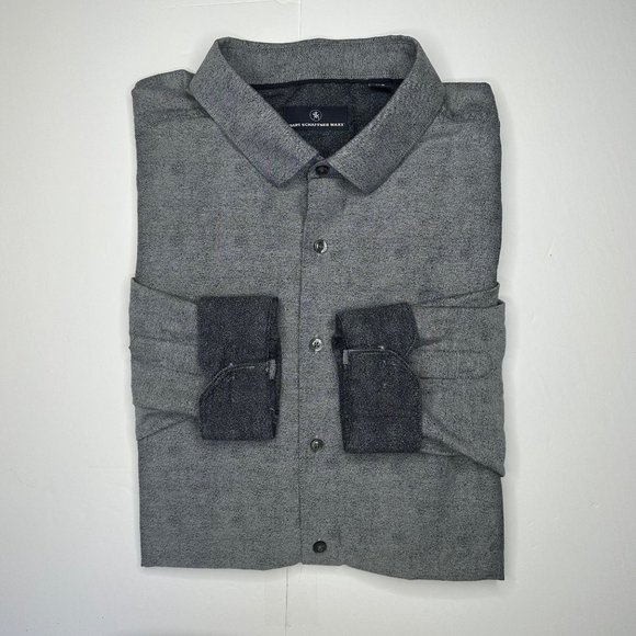 HART SHAFFNER MARX - Men's 3XB, Long Sleeve Shirt. Gray. Great Condition!! - Picture 2 of 8